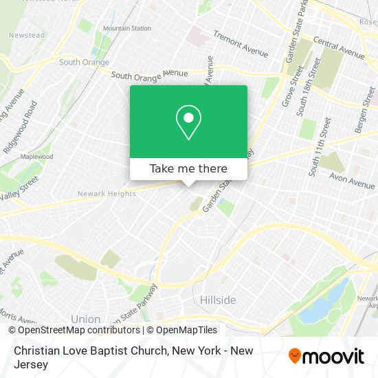 Mapa de Christian Love Baptist Church