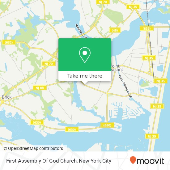Mapa de First Assembly Of God Church
