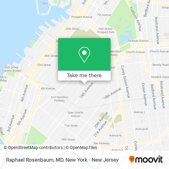 Raphael Rosenbaum, MD map