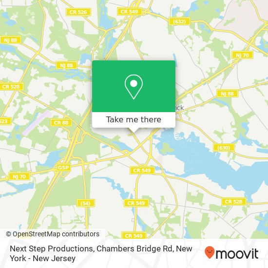 Next Step Productions, Chambers Bridge Rd map