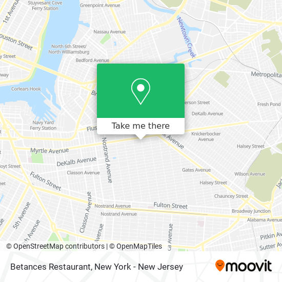 Mapa de Betances Restaurant