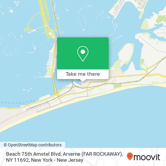 Beach 75th Amstel Blvd, Arverne (FAR ROCKAWAY), NY 11692 map