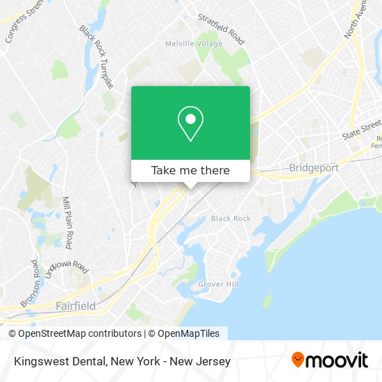 Kingswest Dental map