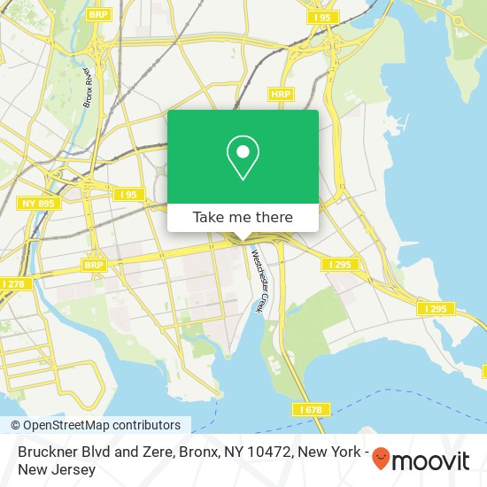 Bruckner Blvd and Zere, Bronx, NY 10472 map