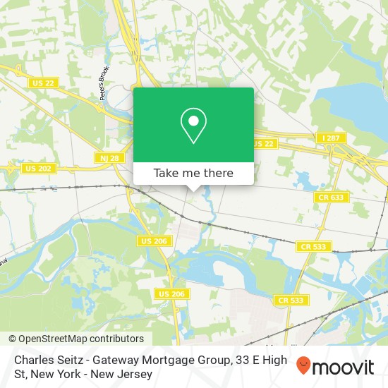 Charles Seitz - Gateway Mortgage Group, 33 E High St map