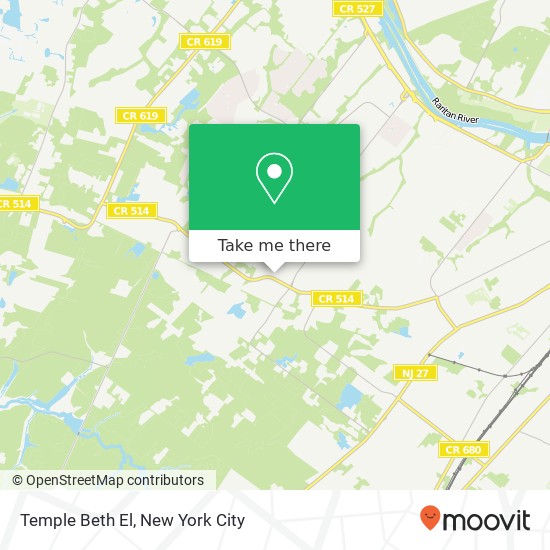 Mapa de Temple Beth El