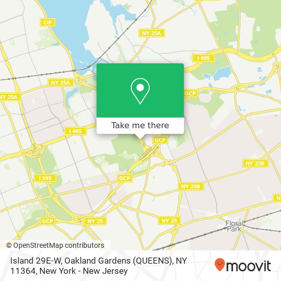 Mapa de Island 29E-W, Oakland Gardens (QUEENS), NY 11364