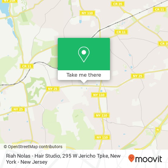 Riah Nolas - Hair Studio, 295 W Jericho Tpke map