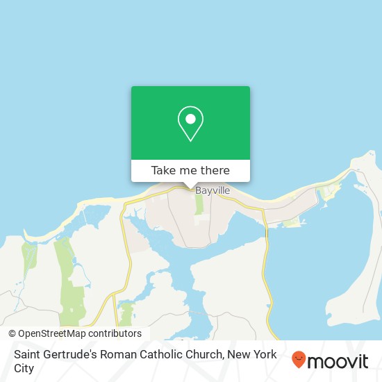 Saint Gertrude's Roman Catholic Church map