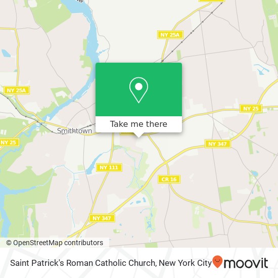 Mapa de Saint Patrick's Roman Catholic Church