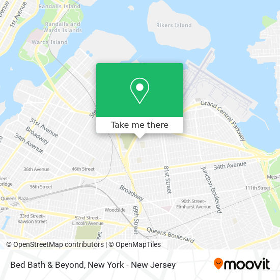 Bed Bath & Beyond map