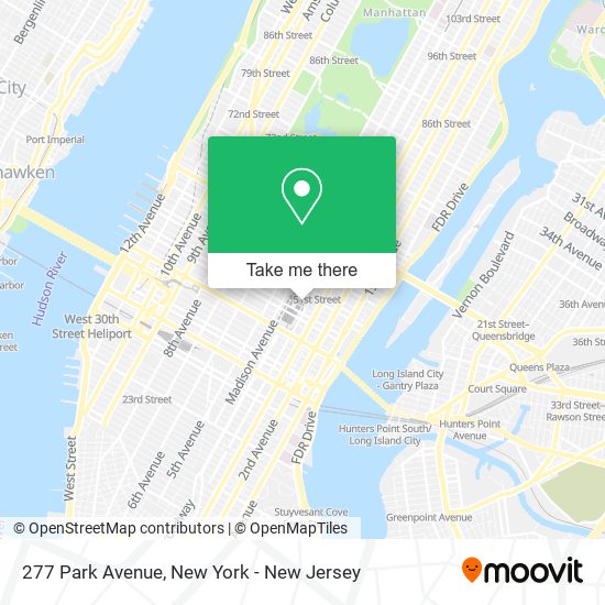 277 Park Avenue map