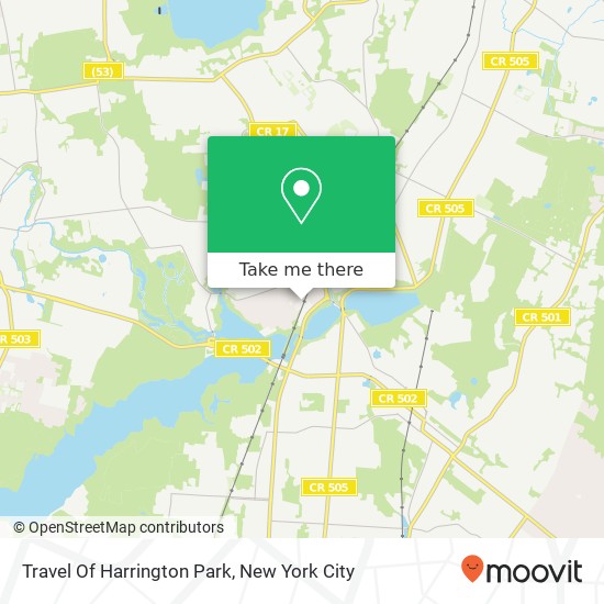 Mapa de Travel Of Harrington Park
