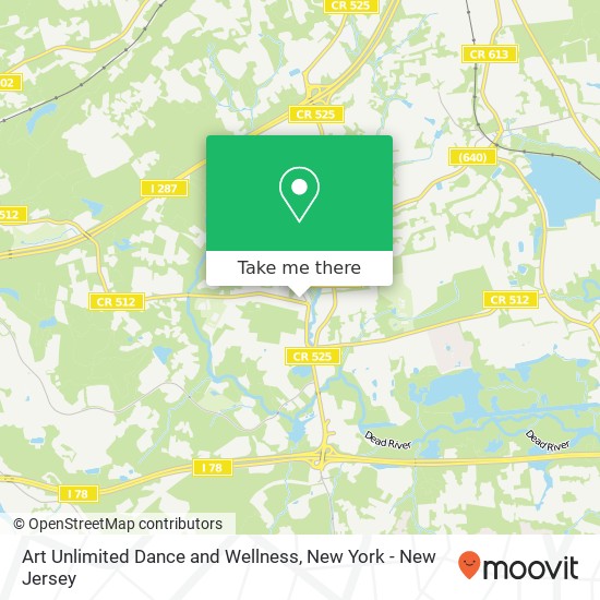 Mapa de Art Unlimited Dance and Wellness