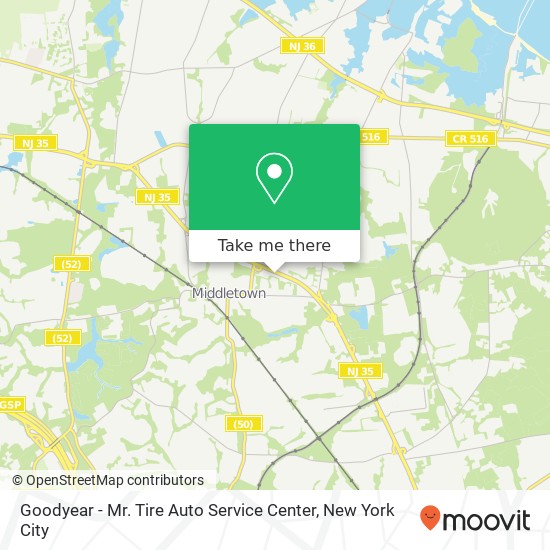 Goodyear - Mr. Tire Auto Service Center map