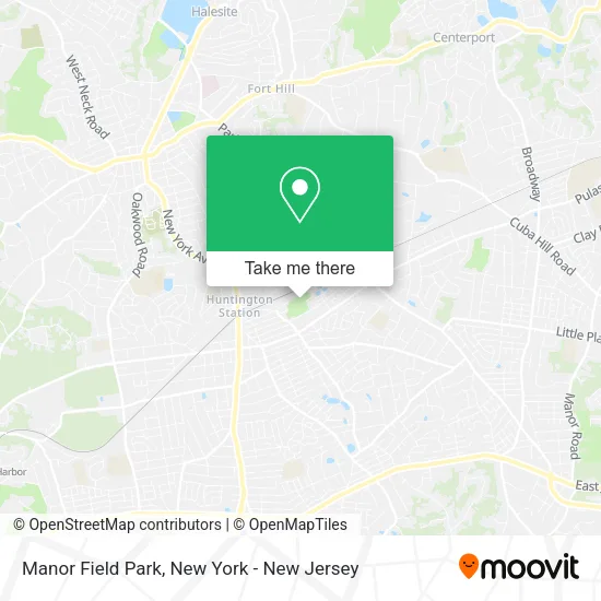 Manor Field Park map