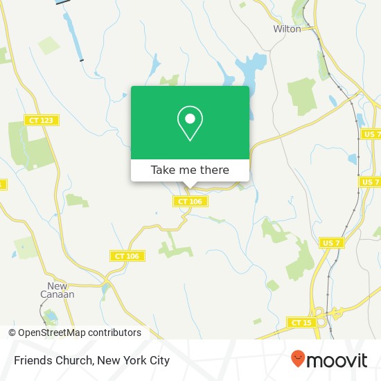 Friends Church map