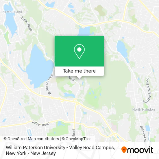 William Paterson Campus Map How To Get To William Paterson University - Valley Road Campus In Wayne, Nj  By Bus, Subway Or Train?