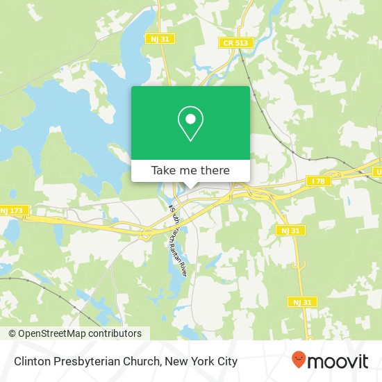 Clinton Presbyterian Church map