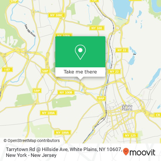 Mapa de Tarrytown Rd @ Hillside Ave, White Plains, NY 10607