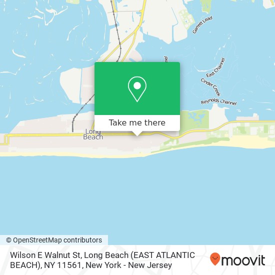 Wilson E Walnut St, Long Beach (EAST ATLANTIC BEACH), NY 11561 map