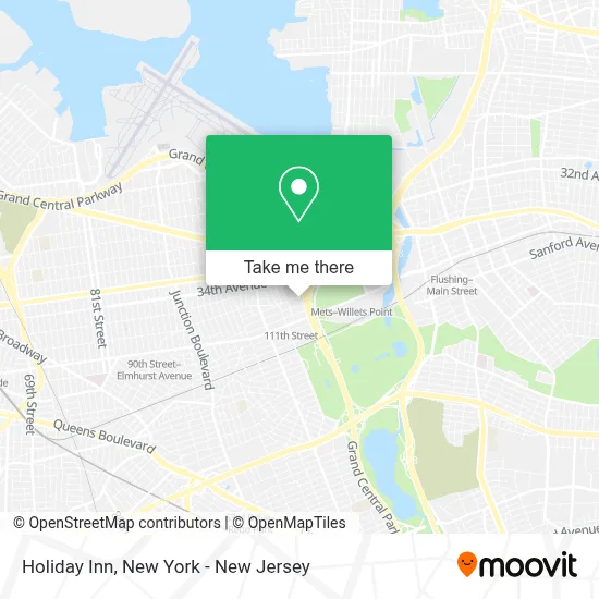 Holiday Inn map