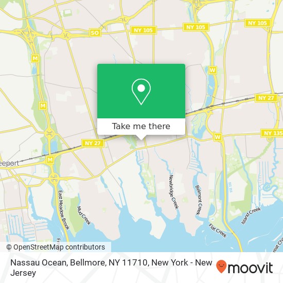 Nassau Ocean, Bellmore, NY 11710 map