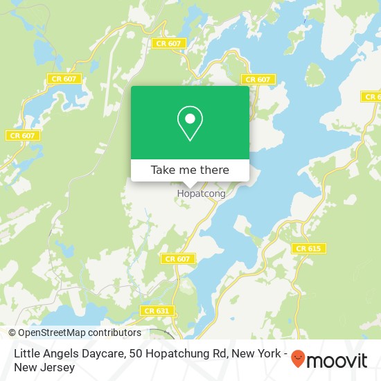 Mapa de Little Angels Daycare, 50 Hopatchung Rd