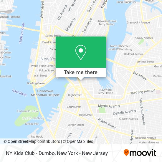 NY Kids Club - Dumbo map