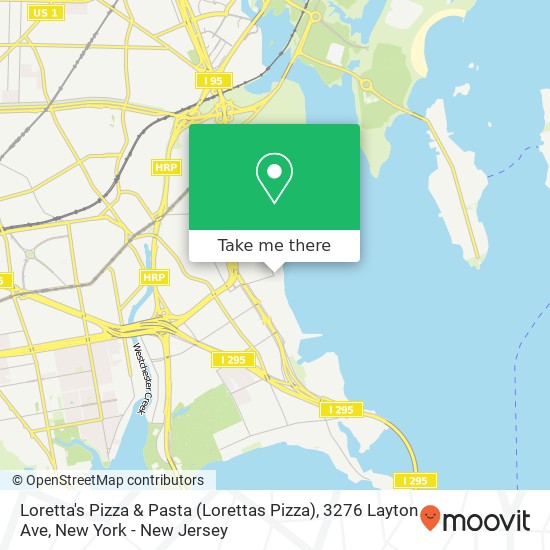 Mapa de Loretta's Pizza & Pasta (Lorettas Pizza), 3276 Layton Ave