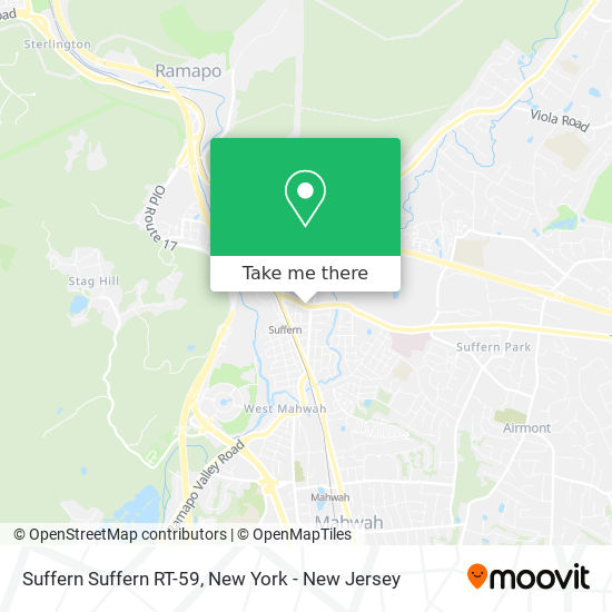 Suffern Suffern RT-59 map