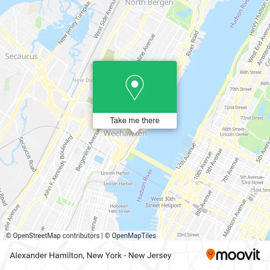 Alexander Hamilton map