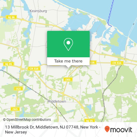 13 Millbrook Dr, Middletown, NJ 07748 map