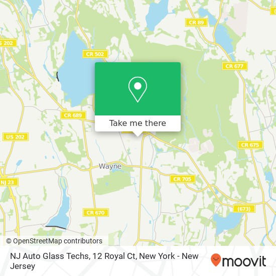 NJ Auto Glass Techs, 12 Royal Ct map