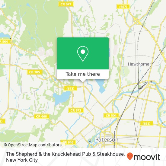 Mapa de The Shepherd & the Knucklehead Pub & Steakhouse