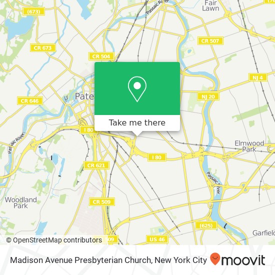 Mapa de Madison Avenue Presbyterian Church