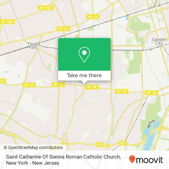 Mapa de Saint Catherine Of Sienna Roman Catholic Church