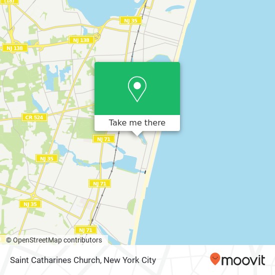 Saint Catharines Church map