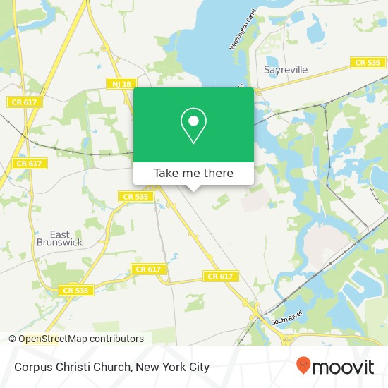 Corpus Christi Church map