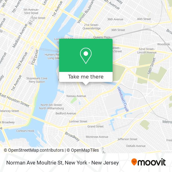Mapa de Norman Ave Moultrie St