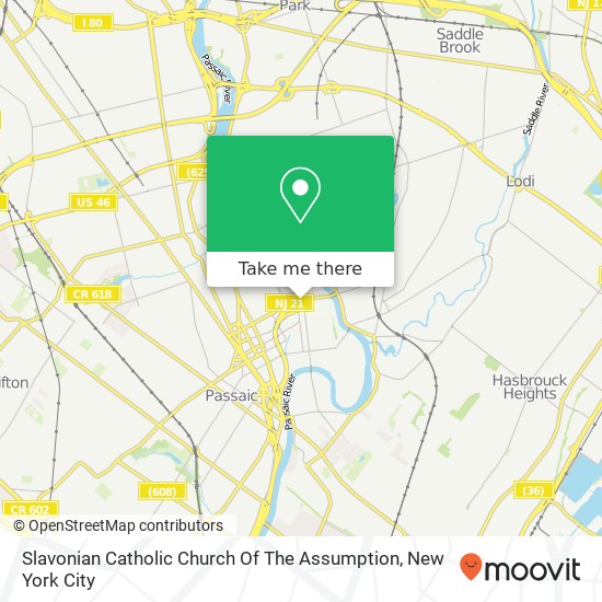 Mapa de Slavonian Catholic Church Of The Assumption