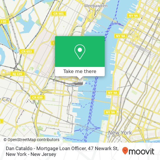 Mapa de Dan Cataldo - Mortgage Loan Officer, 47 Newark St