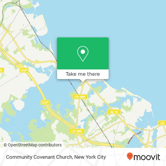 Community Covenant Church map