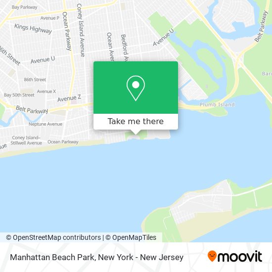Manhattan Beach Park map