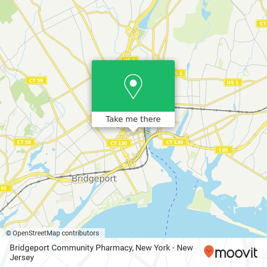 Mapa de Bridgeport Community Pharmacy