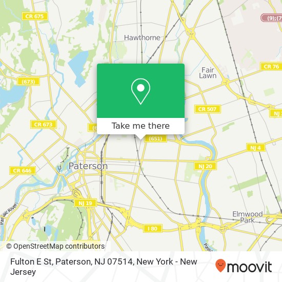Fulton E St, Paterson, NJ 07514 map