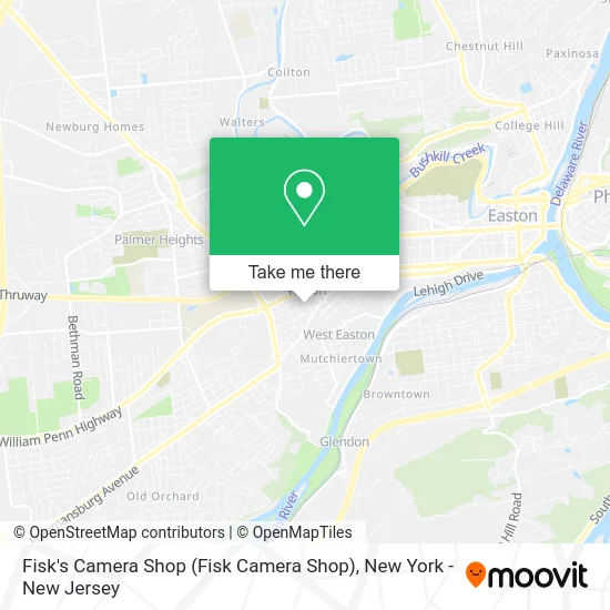 Fisk's Camera Shop map