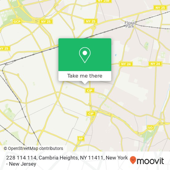 228 114 114, Cambria Heights, NY 11411 map