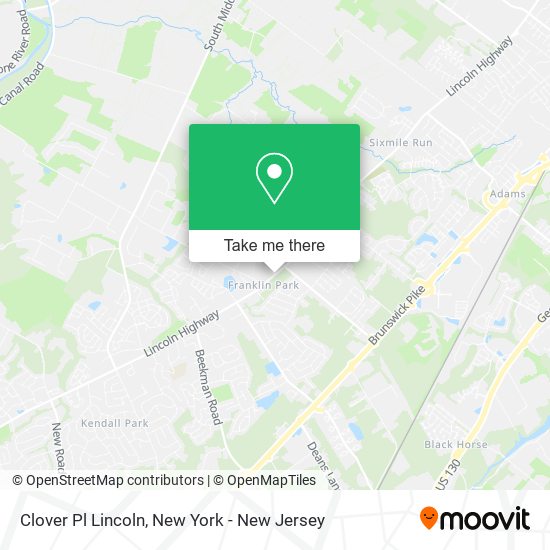 Mapa de Clover Pl Lincoln