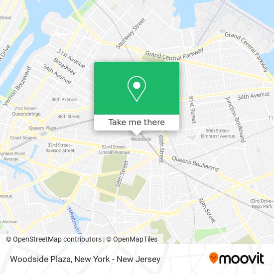 Mapa de Woodside Plaza